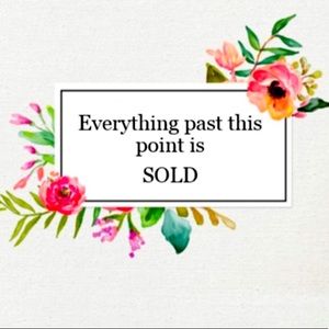 Sold Beyond This Point